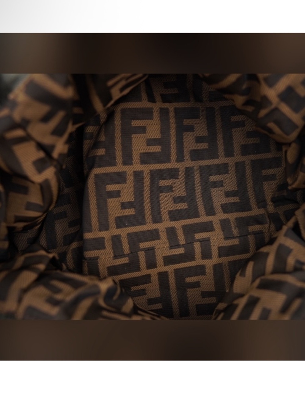 Fendi Spy Bag Napa Nuvolata Brown Leather Hobo - Picture 13 of 16